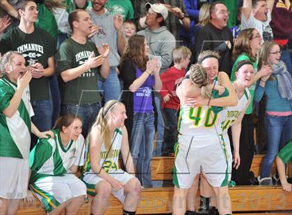 Thumbnail 3 in Eau Claire Immanuel Lutheran @ Clayton (WIAA D5 Regional Final) photogallery.