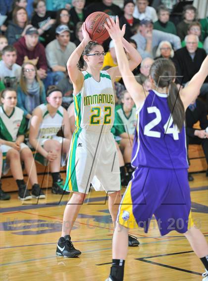 Thumbnail 3 in Eau Claire Immanuel Lutheran @ Clayton (WIAA D5 Regional Final) photogallery.