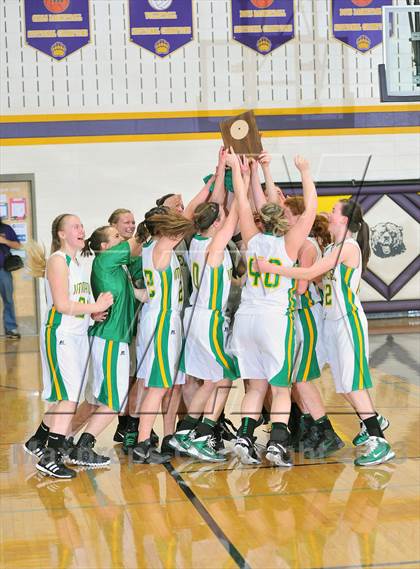 Thumbnail 2 in Eau Claire Immanuel Lutheran @ Clayton (WIAA D5 Regional Final) photogallery.