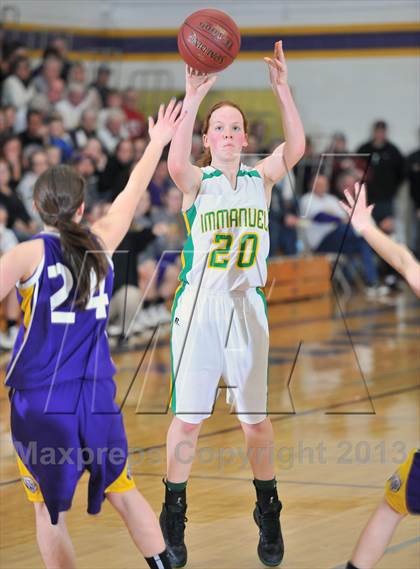 Thumbnail 1 in Eau Claire Immanuel Lutheran @ Clayton (WIAA D5 Regional Final) photogallery.