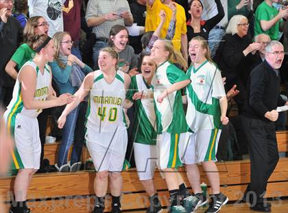 Thumbnail 2 in Eau Claire Immanuel Lutheran @ Clayton (WIAA D5 Regional Final) photogallery.