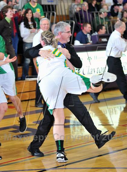 Thumbnail 1 in Eau Claire Immanuel Lutheran @ Clayton (WIAA D5 Regional Final) photogallery.