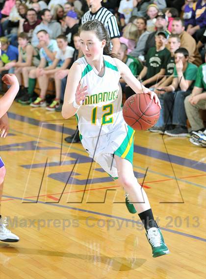 Thumbnail 2 in Eau Claire Immanuel Lutheran @ Clayton (WIAA D5 Regional Final) photogallery.