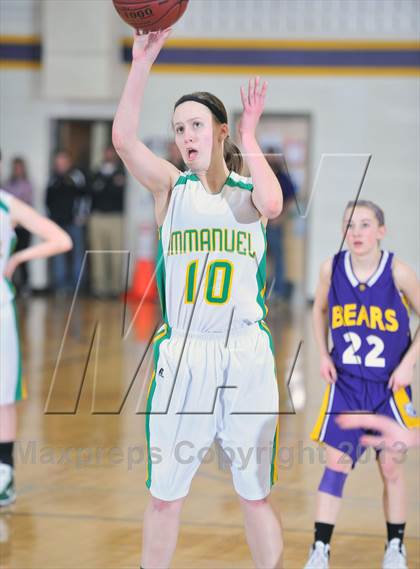 Thumbnail 3 in Eau Claire Immanuel Lutheran @ Clayton (WIAA D5 Regional Final) photogallery.