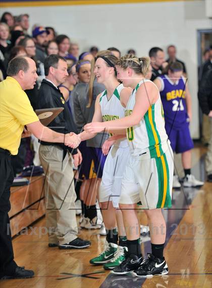 Thumbnail 2 in Eau Claire Immanuel Lutheran @ Clayton (WIAA D5 Regional Final) photogallery.