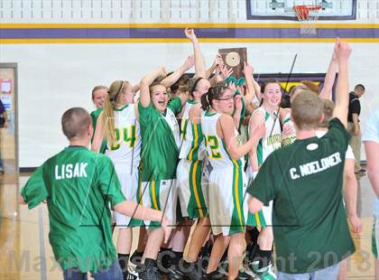 Thumbnail 2 in Eau Claire Immanuel Lutheran @ Clayton (WIAA D5 Regional Final) photogallery.