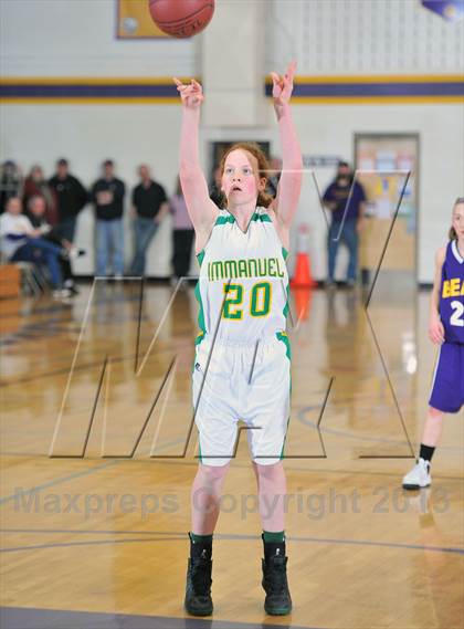 Thumbnail 2 in Eau Claire Immanuel Lutheran @ Clayton (WIAA D5 Regional Final) photogallery.