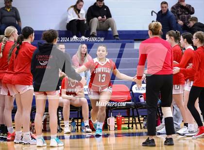 Thumbnail 2 in Bishop Grimes vs Lowville (NYSPHSAA Section 3 B FirstRound) photogallery.