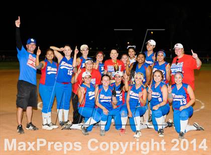 Thumbnail 3 in Valley Christian vs. San Manuel (AIA D4 Final) photogallery.