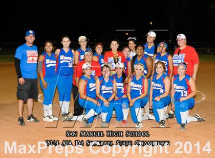Thumbnail 2 in Valley Christian vs. San Manuel (AIA D4 Final) photogallery.