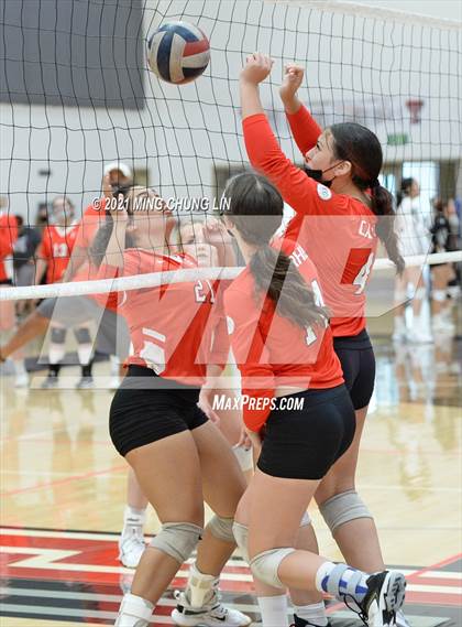 Thumbnail 2 in Fullerton vs. Tustin (Tustin Tournament) photogallery.