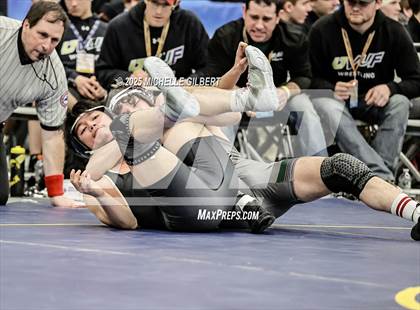Thumbnail 2 in NYSPHSAA Wrestling Dual Finals Round 2 (Unatego Undilla Valley Franklin vs Nanuet) photogallery.