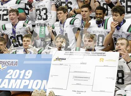 Thumbnail 1 in Moriah vs. Clymer Central/Sherman/Panama (NYSPHSAA Class D Championship) photogallery.
