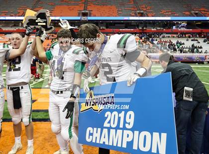 Thumbnail 2 in Moriah vs. Clymer Central/Sherman/Panama (NYSPHSAA Class D Championship) photogallery.