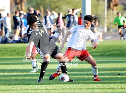 Thumbnail 2 in Sunrise Mountain vs Valley (NIAA 3A Quarterfinal) photogallery.