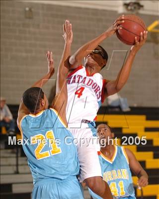 Thumbnail 3 in Burbank vs. Mira Loma (Del Oro Invitational) photogallery.