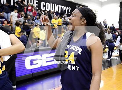 Thumbnail 1 in New Hope Academy vs. Miami Country Day (GEICO National Tournament Semifinal) photogallery.