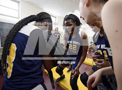 Thumbnail 1 in New Hope Academy vs. Miami Country Day (GEICO National Tournament Semifinal) photogallery.