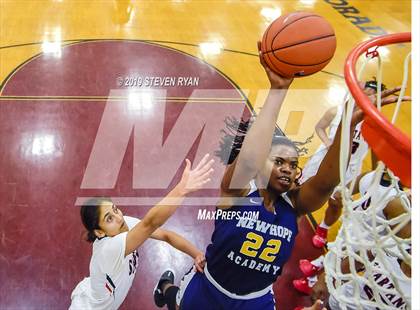 Thumbnail 3 in New Hope Academy vs. Miami Country Day (GEICO National Tournament Semifinal) photogallery.