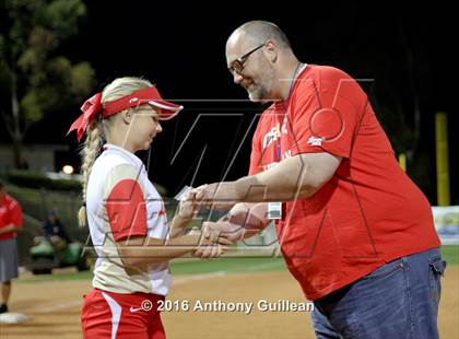 Thumbnail 3 in Mater Dei vs. Orange Lutheran (CIF SS Div 1 Final) photogallery.