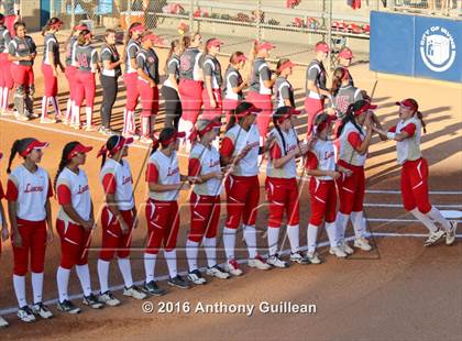Thumbnail 1 in Mater Dei vs. Orange Lutheran (CIF SS Div 1 Final) photogallery.