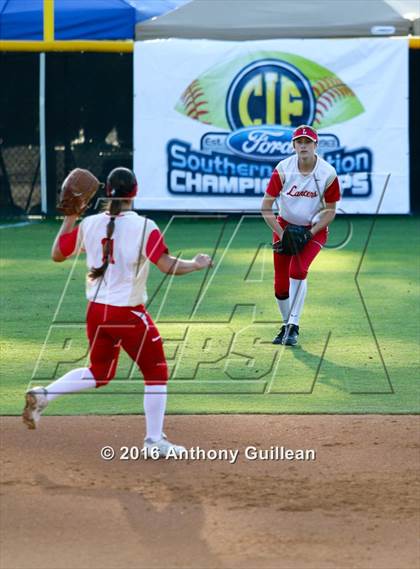 Thumbnail 2 in Mater Dei vs. Orange Lutheran (CIF SS Div 1 Final) photogallery.