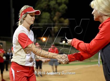 Thumbnail 3 in Mater Dei vs. Orange Lutheran (CIF SS Div 1 Final) photogallery.