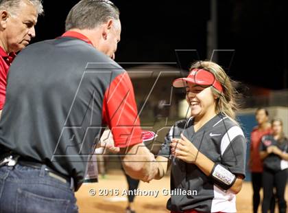 Thumbnail 1 in Mater Dei vs. Orange Lutheran (CIF SS Div 1 Final) photogallery.