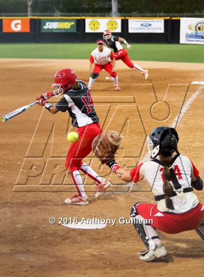 Thumbnail 2 in Mater Dei vs. Orange Lutheran (CIF SS Div 1 Final) photogallery.
