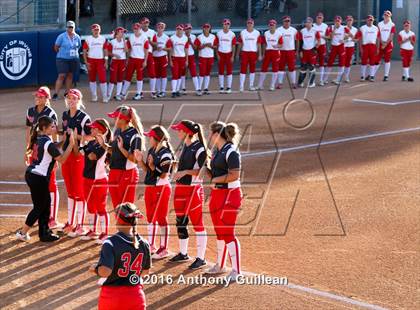 Thumbnail 3 in Mater Dei vs. Orange Lutheran (CIF SS Div 1 Final) photogallery.