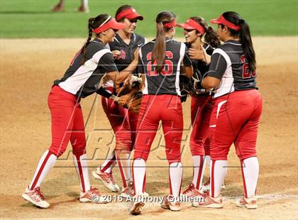 Thumbnail 1 in Mater Dei vs. Orange Lutheran (CIF SS Div 1 Final) photogallery.