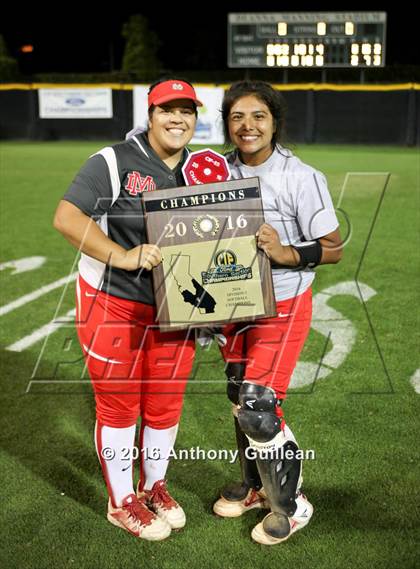 Thumbnail 1 in Mater Dei vs. Orange Lutheran (CIF SS Div 1 Final) photogallery.