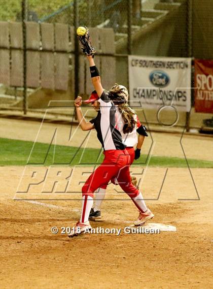 Thumbnail 3 in Mater Dei vs. Orange Lutheran (CIF SS Div 1 Final) photogallery.