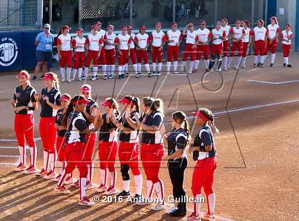 Thumbnail 1 in Mater Dei vs. Orange Lutheran (CIF SS Div 1 Final) photogallery.
