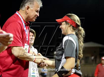 Thumbnail 3 in Mater Dei vs. Orange Lutheran (CIF SS Div 1 Final) photogallery.