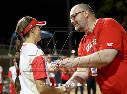 Thumbnail 3 in Mater Dei vs. Orange Lutheran (CIF SS Div 1 Final) photogallery.