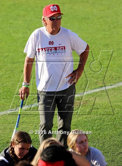 Thumbnail 3 in Mater Dei vs. Orange Lutheran (CIF SS Div 1 Final) photogallery.
