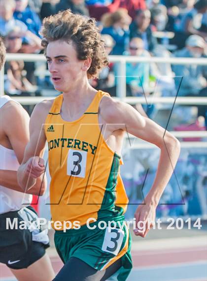 Thumbnail 1 in CIF CCS Masters Track and Field (Boys Track Events) photogallery.