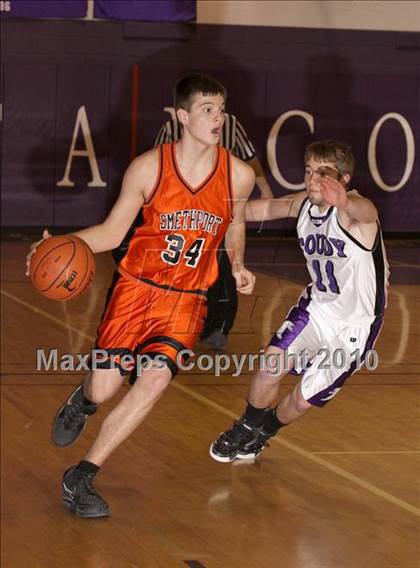 Thumbnail 1 in Smethport @ Coudersport (District 9 Class A Playoffs) photogallery.