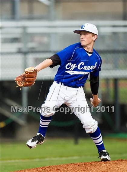 Thumbnail 3 in Clear Brook vs Cypress Creek (Clear Creek ISD Tournament) photogallery.
