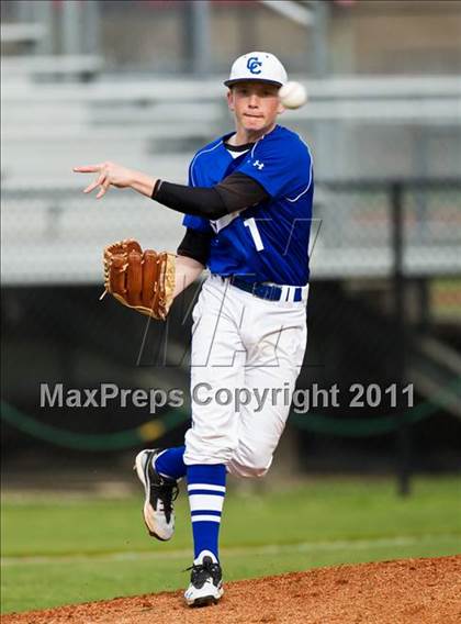 Thumbnail 2 in Clear Brook vs Cypress Creek (Clear Creek ISD Tournament) photogallery.