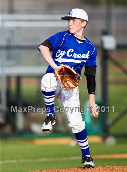 Thumbnail 3 in Clear Brook vs Cypress Creek (Clear Creek ISD Tournament) photogallery.