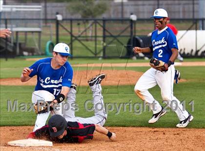 Thumbnail 3 in Clear Brook vs Cypress Creek (Clear Creek ISD Tournament) photogallery.