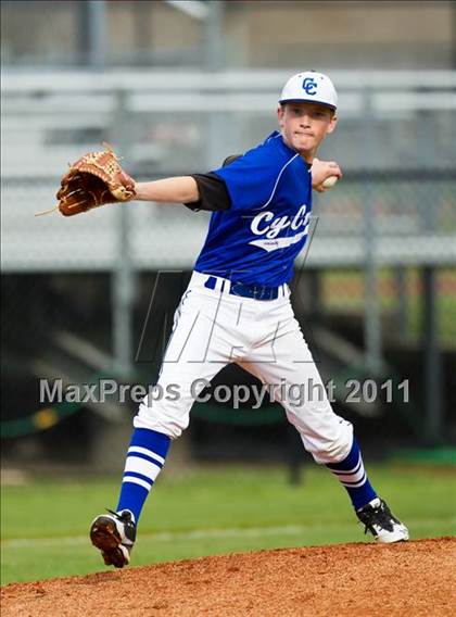 Thumbnail 3 in Clear Brook vs Cypress Creek (Clear Creek ISD Tournament) photogallery.