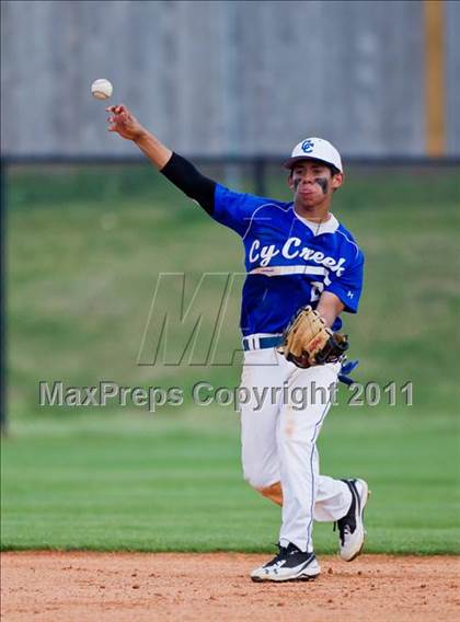 Thumbnail 2 in Clear Brook vs Cypress Creek (Clear Creek ISD Tournament) photogallery.