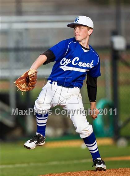 Thumbnail 1 in Clear Brook vs Cypress Creek (Clear Creek ISD Tournament) photogallery.