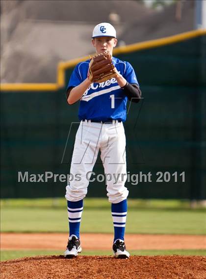 Thumbnail 2 in Clear Brook vs Cypress Creek (Clear Creek ISD Tournament) photogallery.