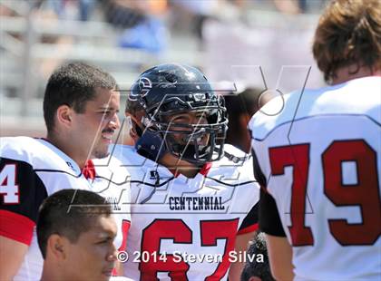 Thumbnail 3 in Centennial vs. Orange Lutheran (2014 Honor Bowl - SoCal) photogallery.