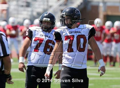 Thumbnail 3 in Centennial vs. Orange Lutheran (2014 Honor Bowl - SoCal) photogallery.