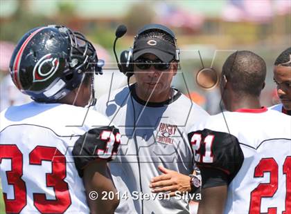 Thumbnail 3 in Centennial vs. Orange Lutheran (2014 Honor Bowl - SoCal) photogallery.